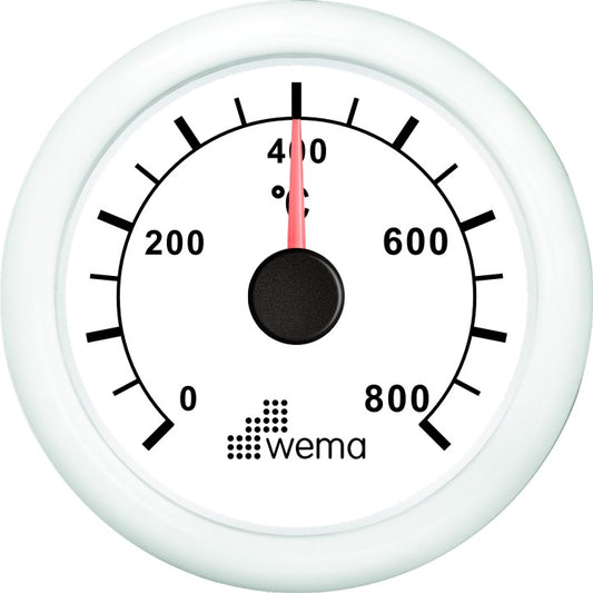 Uitlaattemperatuur wit