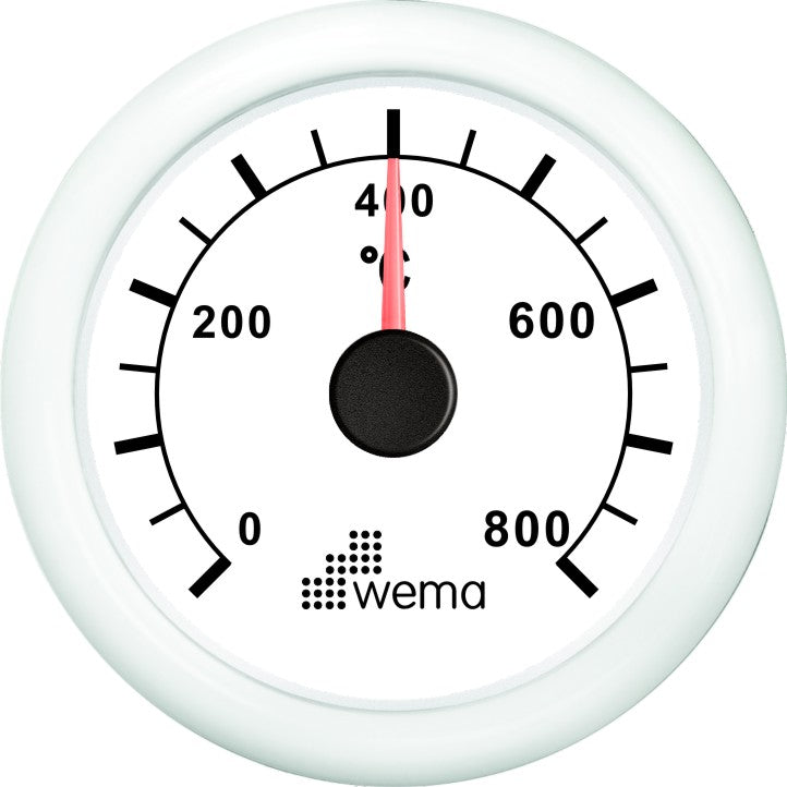 Uitlaattemperatuur wit