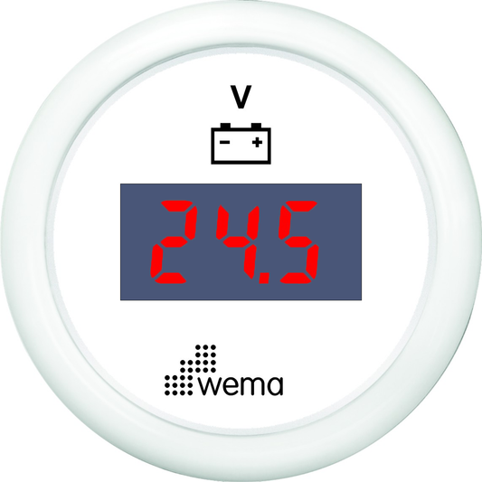 Voltmeter LED wit