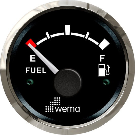 Silver serie tankmeter fuel zwart