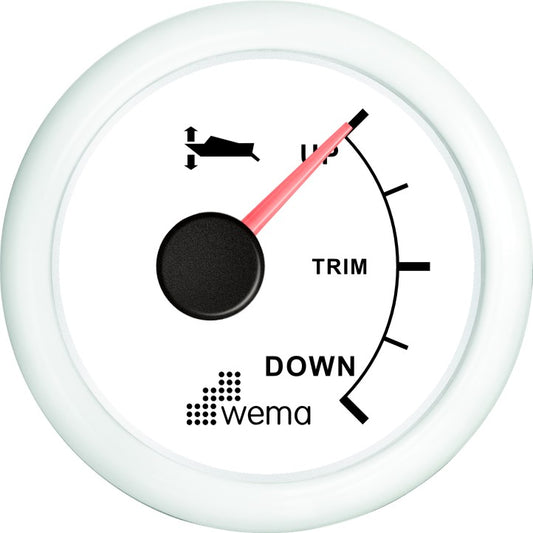 Motor trim meter wit