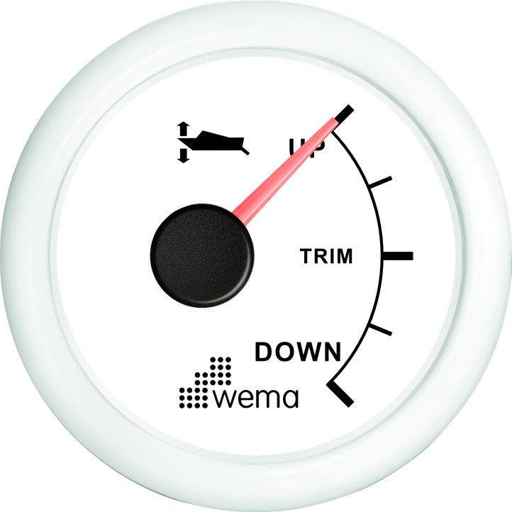 Motor trim meter wit