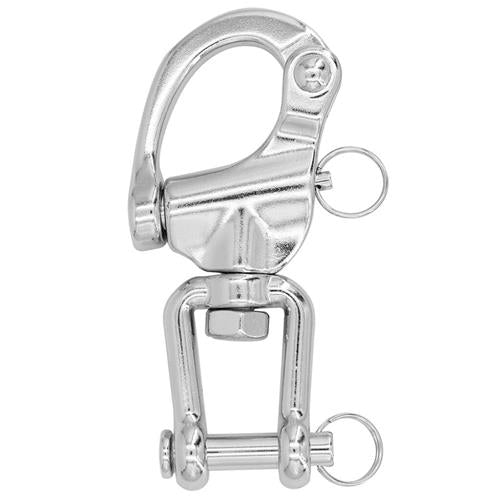 Hollex snapsluiting 87mm wartelgaffel rvs316