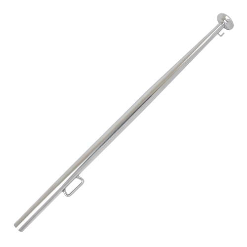 Hollex vlaggenstok rvs316 ø25mm L=620mm conisch