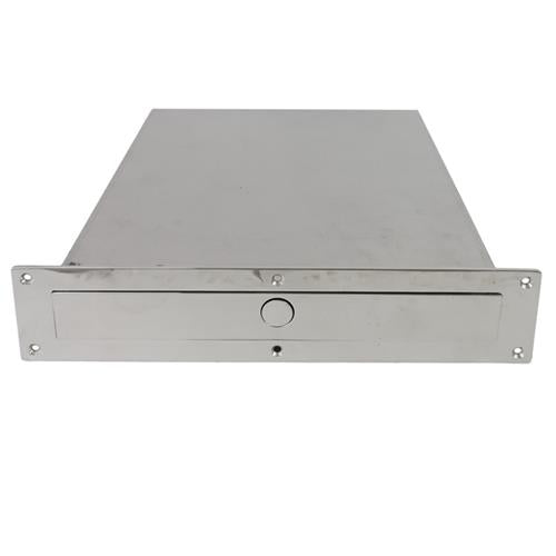 Hollex telescopische cassette zwemtrap rvs316 3 treden zwart