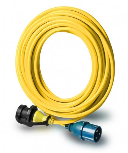 Mastervolt walstroomkabel geel 25m 3x 4mm²