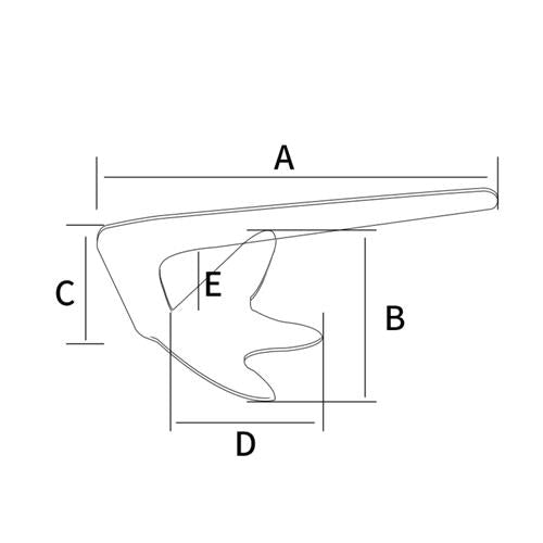 Hollex Manta anker rvs316 10kg