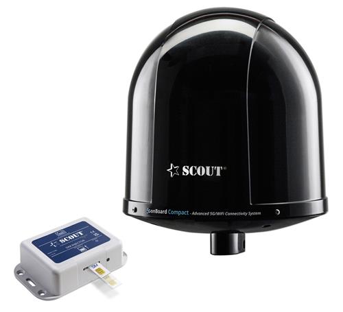 Scout 5G onBoard Compact Black - 5G/WiFi/SIM voor EU/MO/AFR/OC/BR