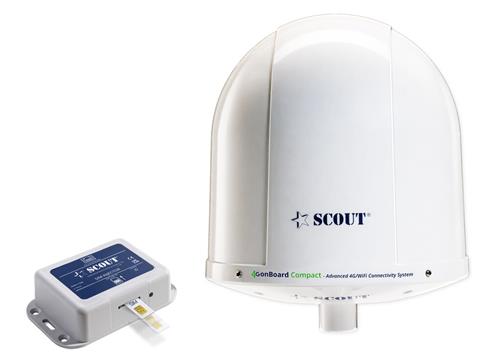 Scout 4G onBoard Compact - 4G/WiFi/SIM voor Noord USA/CA