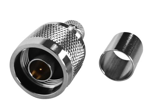 Scout N male krimpconnector voor kabeltype LMR-400