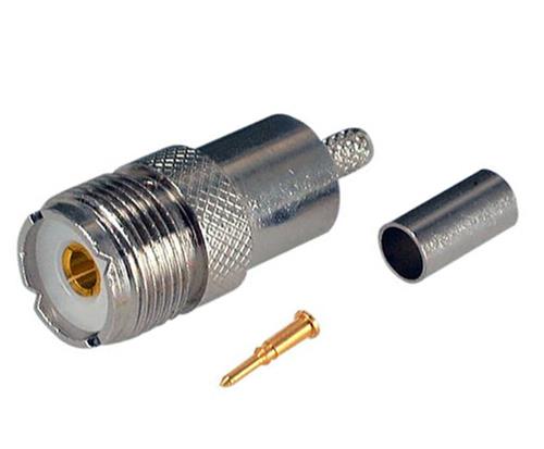 Scout krimpconnector UHF female voor RG-58