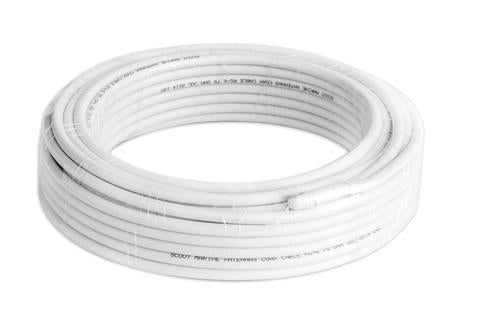 Scout antennekabel RG-6/U wit 75 Ohm L=20mtr
