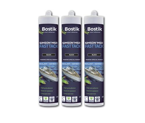 Bostik MSR Fast Tack zwart 290 ml/st