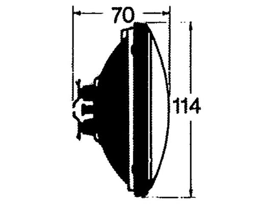 #Lamp 118mm 12V/30W