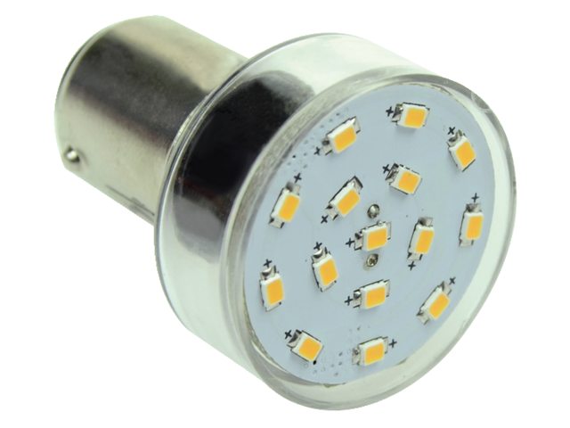 Ledlamp led15 10-30V BA15D 2700k
