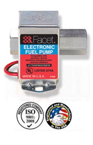 Facet 40106 solid state brandstofpomp 12V