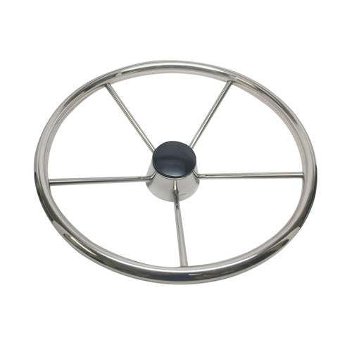 Stuurwiel rvs 5 spaken 34,3cm
