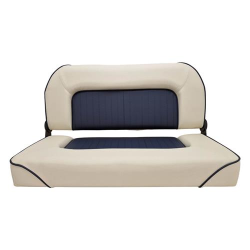 Hollex stuurbank Twin Star crème/navy