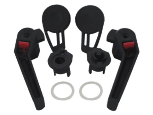 361680992 Handgrepen set groot zwart voor flush 3G luiken