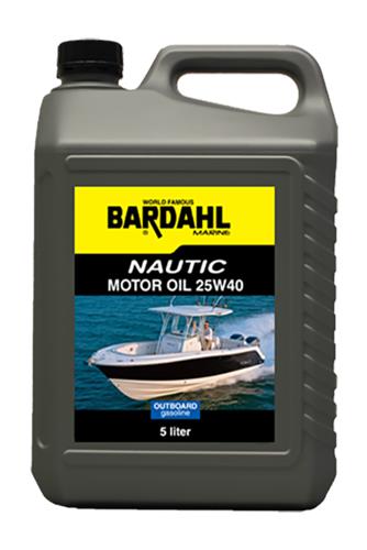Bardahl motorolie Nautic 25W40 Outboard 4 takt 5ltr