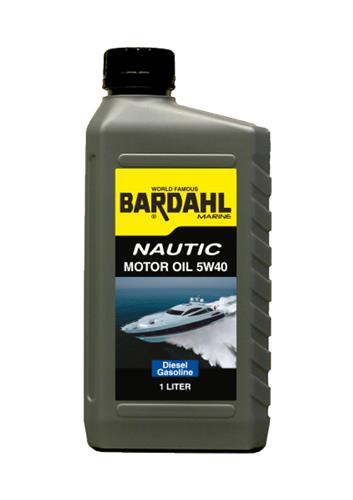 Bardahl motorolie Nautic 5W40 diesel/gasoline 4 takt 1ltr