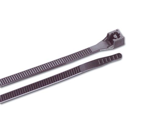 Ancor zelfsnijdende kabelbinder 11″ UV zwart (50)