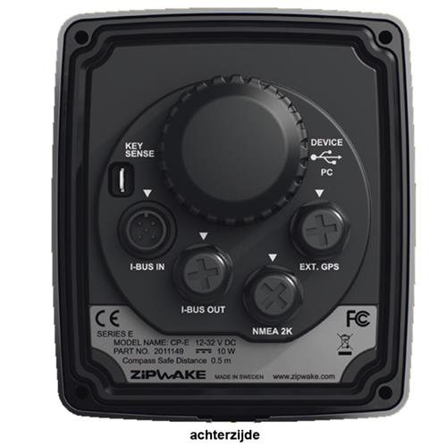 Zipwake Control Panel E (CP-E) met standaard kabel 15 m