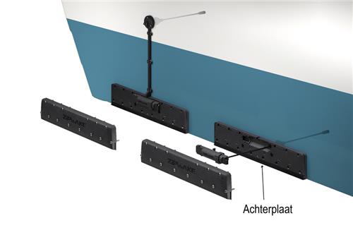 Zipwake interceptor 600E chine stuurboord achterplaat