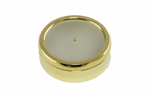 Prebit LED opbouwlamp D1-3 glanzend goud 12/24V warm wit/rood dimbaar