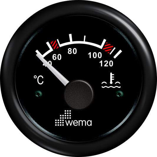Watertemperatuur zwart