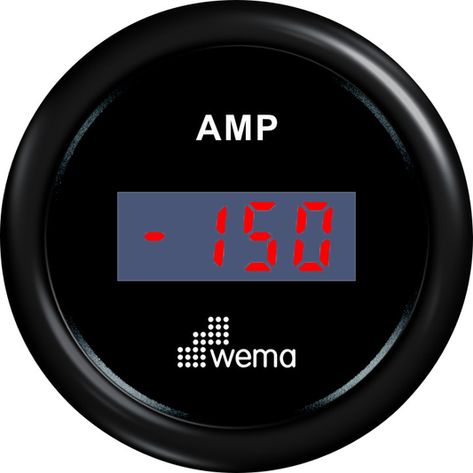 Amperemeter kit zwart