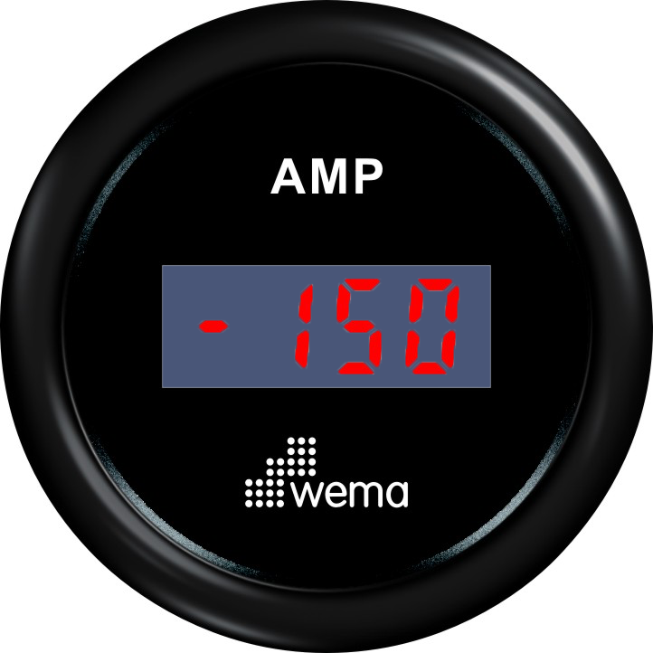 Amperemeter kit zwart