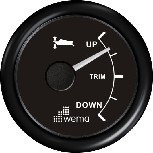 Motor trim meter zwart
