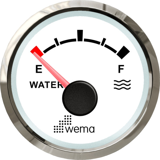 Silver serie tankmeter water NMEA2000 wit