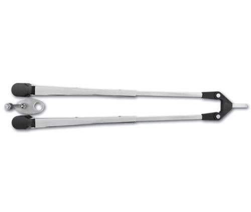 EWT parallelarm verstelbaar 450-600mm Twin Spring gepolijst