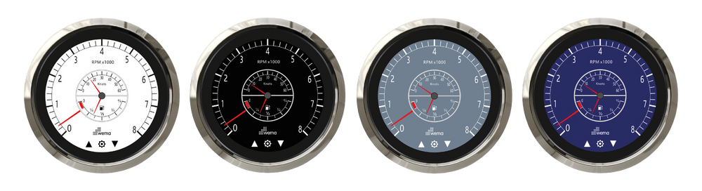 Multifunctioneel touchscreen display rond 4,2" NMEA2000