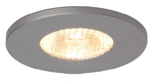 Prebit LED inbouwspot EB01-1 mat chroom warm wit 10-30V 3W 44° incl. ballast