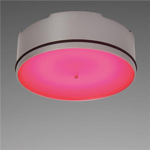 Prebit LED opbouwlamp D2-3 master mat chroom rood/warm wit 10-30V 9 W dimbaar