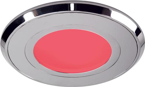 Prebit LED inbouwlamp EB32-3 slave ø85mm rvs gepolijst rood/warm wit 10-30V 3W IP67