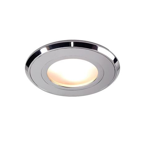 Prebit LED inbouwlamp EB32R-3 master rvs ø85mm gepolijst blauw/warm wit 10-30V 3W IP67