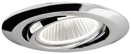 Prebit LED inbouwlamp EB19-1 chroom 3000K 10-30V 6,2W 20°