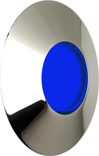 Prebit LED inbouwlamp EB04 rvs blauw constante spanning 350 mA 10-32V 1W IP67