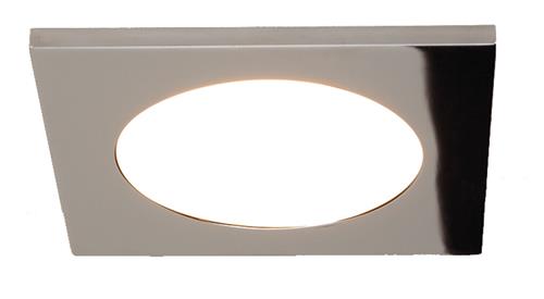 Prebit LED inbouwlamp EBQ12-1 slave chroom warm wit 10-30V 3W