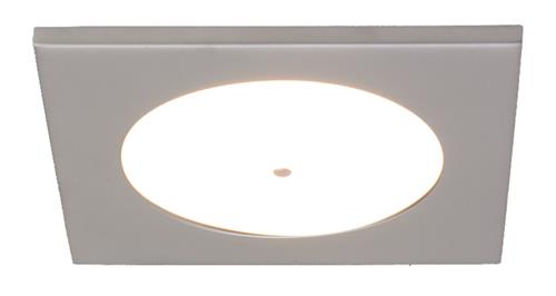 Prebit LED inbouwlamp EBQ12-2 master mat chroomr warm wit schakelaar 10-30V 3x1W incl. Dimmer module