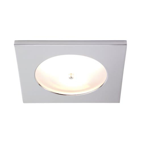 Prebit LED inbouwlamp EBQ12-3 master mat chroom rood/wit schakelbaar 10-30V 3W dimbaar