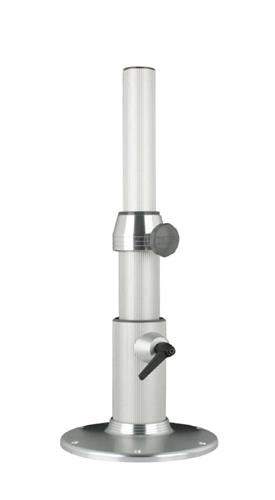 Zwaardvis tafelzuil ø100/76/60 360-710mm gasdruk