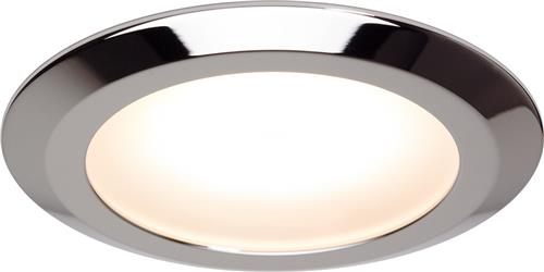 Prebit LED inbouwlamp EB12-2 master chroom warm wit 3W W 90⁰