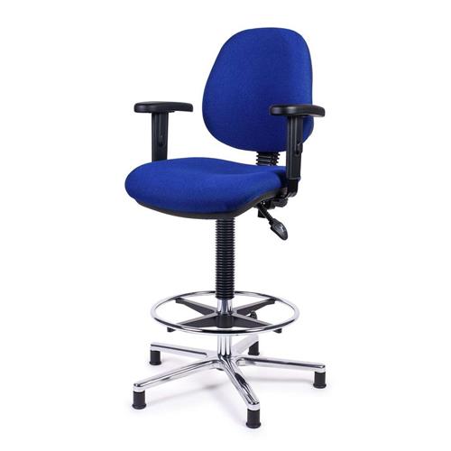 Hollex stuurstoel Delta II stof blauw