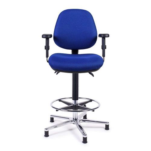Hollex stuurstoel Delta II stof blauw