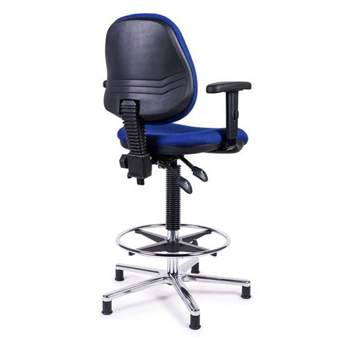 Hollex stuurstoel Delta II stof blauw